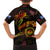 Marshall Islands Family Matching Off The Shoulder Long Sleeve Dress and Hawaiian Shirt Octopus Plumeria Polynesian Tattoo
