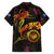 Marshall Islands Family Matching Off Shoulder Maxi Dress and Hawaiian Shirt Octopus Plumeria Polynesian Tattoo