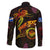 Marshall Islands Family Matching Off Shoulder Short Dress and Hawaiian Shirt Octopus Plumeria Polynesian Tattoo