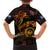 Marshall Islands Family Matching Short Sleeve Bodycon Dress and Hawaiian Shirt Octopus Plumeria Polynesian Tattoo