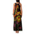 Marshall Islands Family Matching Tank Maxi Dress and Hawaiian Shirt Octopus Plumeria Polynesian Tattoo