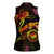 Marshall Islands Women Sleeveless Polo Shirt Octopus Plumeria Polynesian Tattoo