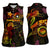 Marshall Islands Women Sleeveless Polo Shirt Octopus Plumeria Polynesian Tattoo
