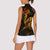 Marshall Islands Women Sleeveless Polo Shirt Octopus Plumeria Polynesian Tattoo