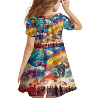 Custom The Philippines 126th Independence Anniversary Family Matching Long Sleeve Bodycon Dress and Hawaiian Shirt Art Style DT02 - Polynesian Pride