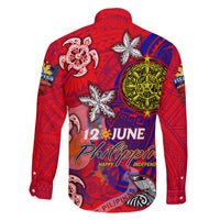 Personalized Philippines 12 June Independence Day Family Matching Puletasi and Hawaiian Shirt Polynesian Turtle Plumeria DT02 - Polynesian Pride