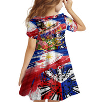 Personalized Philippines Independence Day Family Matching Tank Maxi Dress and Hawaiian Shirt Polynesia Filipinas Eagle Hibiscus