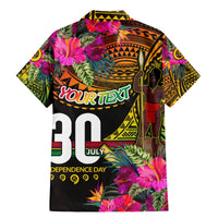 Personalised Vanuatu Independence Day 30 July Family Matching Mermaid Dress and Hawaiian Shirt Hibiscus Polynesian Pattern DT02 - Polynesian Pride