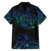 Sea Animal Polynesia Family Matching Long Sleeve Bodycon Dress and Hawaiian Shirt Polynesian Pattern DT02 - Polynesian Pride