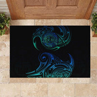 Sea Animal Polynesia Rubber Doormat Polynesian Pattern