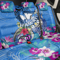 Aloha Hawaii Back Car Seat Cover Dolphins and Fish Hook Hibiscus