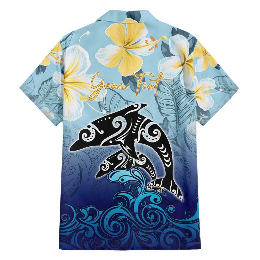 Mother And Baby Dolphins Family Matching Summer Maxi Dress and Hawaiian Shirt Hawaii Hibiscus DT02 - Polynesian Pride