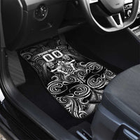 All Black Car Mats New Zealand Rugby Mascot Maori DT02 - Polynesian Pride