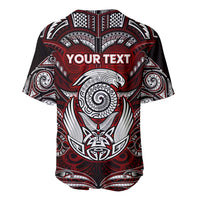 Personalized New Zealand Aotearoa Rugby Baseball Jersey Maori Fern Tattoo Art DT02 - Polynesian Pride