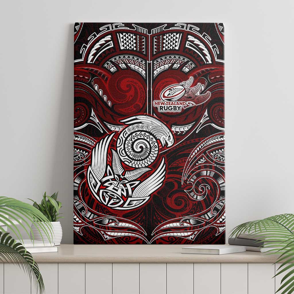 New Zealand Aotearoa Rugby Canvas Wall Art Maori Fern Tattoo Art DT02 - Polynesian Pride