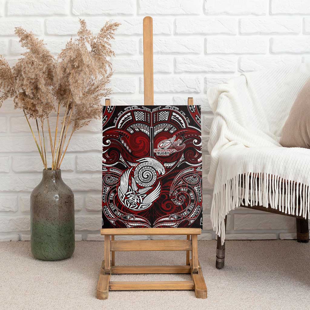 New Zealand Aotearoa Rugby Canvas Wall Art Maori Fern Tattoo Art DT02 - Polynesian Pride