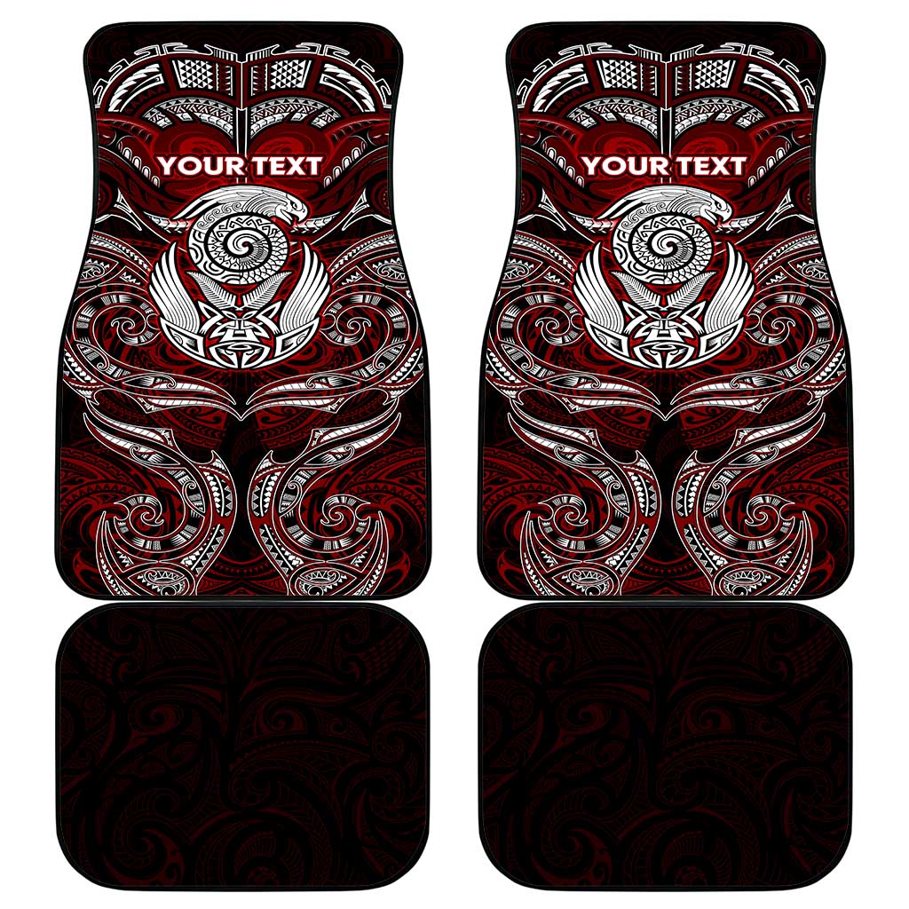 New Zealand Aotearoa Rugby Car Mats Maori Fern Tattoo Art DT02 - Polynesian Pride