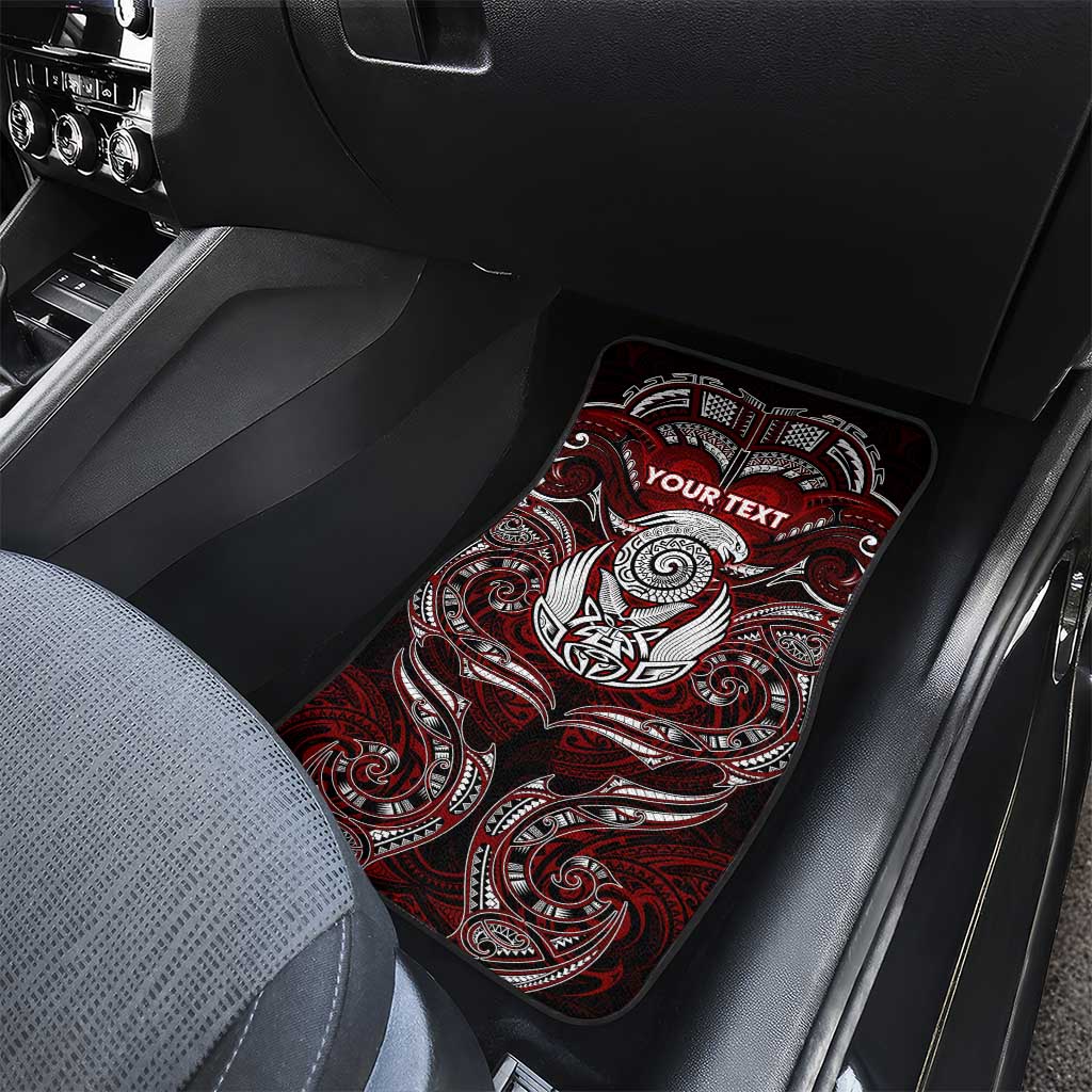 New Zealand Aotearoa Rugby Car Mats Maori Fern Tattoo Art DT02 - Polynesian Pride
