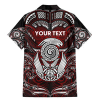 Personalized New Zealand Aotearoa Rugby Family Matching Mermaid Dress and Hawaiian Shirt Maori Fern Tattoo Art DT02 - Polynesian Pride
