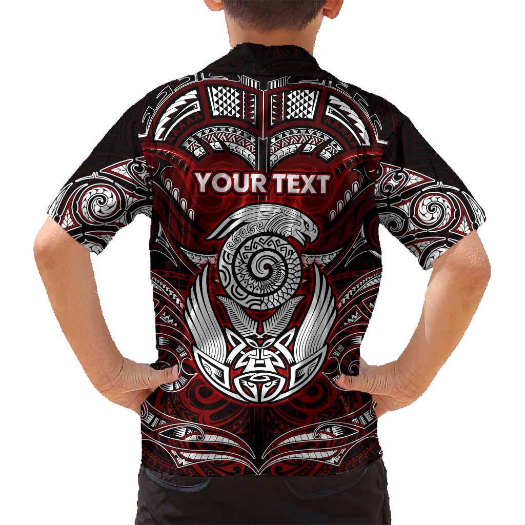Personalized New Zealand Aotearoa Rugby Family Matching Summer Maxi Dress and Hawaiian Shirt Maori Fern Tattoo Art DT02 - Polynesian Pride