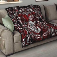New Zealand Aotearoa Rugby Quilt Maori Fern Tattoo Art DT02 - Polynesian Pride