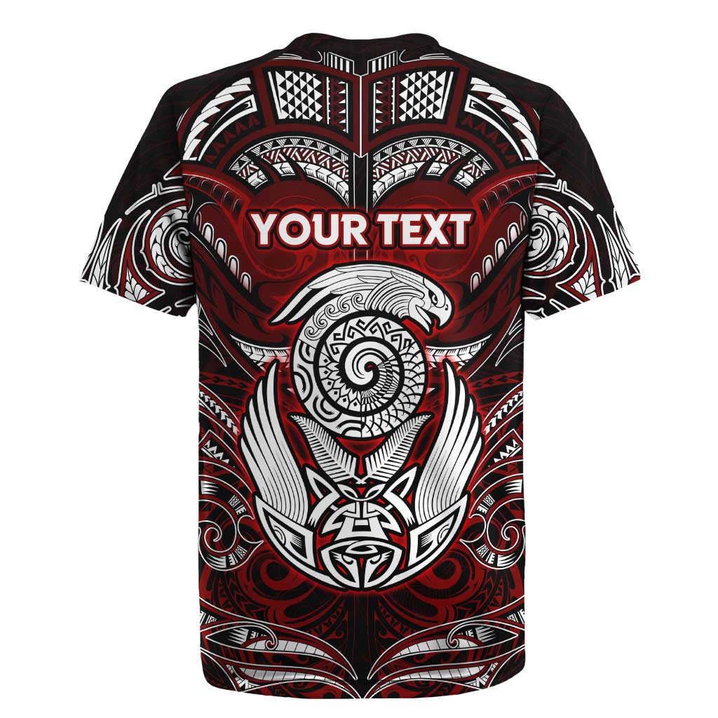 Personalized New Zealand Aotearoa Rugby Rugby Jersey Maori Fern Tattoo Art DT02 - Polynesian Pride