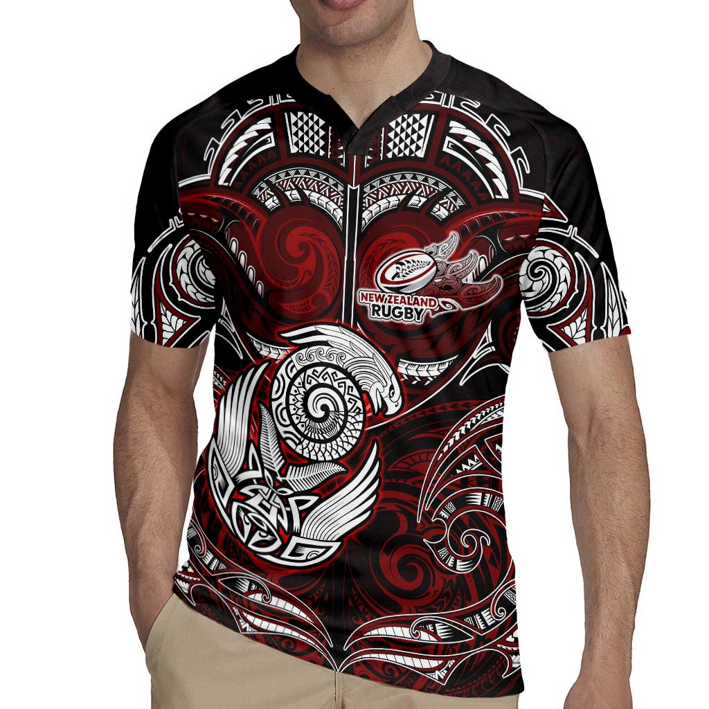 Personalized New Zealand Aotearoa Rugby Rugby Jersey Maori Fern Tattoo Art DT02 - Polynesian Pride