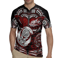 Personalized New Zealand Aotearoa Rugby Rugby Jersey Maori Fern Tattoo Art DT02 - Polynesian Pride