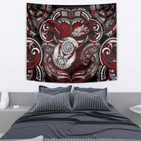 New Zealand Aotearoa Rugby Tapestry Maori Fern Tattoo Art DT02 - Polynesian Pride