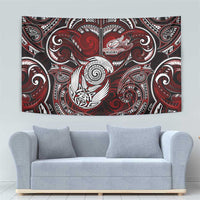 New Zealand Aotearoa Rugby Tapestry Maori Fern Tattoo Art DT02 - Polynesian Pride