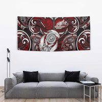 New Zealand Aotearoa Rugby Tapestry Maori Fern Tattoo Art DT02 - Polynesian Pride