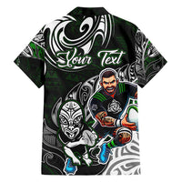 Personalized NZ Aotearoa Rugby Family Matching Long Sleeve Bodycon Dress and Hawaiian Shirt New Zealand Silver Fern DT02 - Polynesian Pride