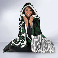 NZ Aotearoa Rugby Hooded Blanket New Zealand Silver Fern DT02 - Polynesian Pride