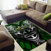 Warriors Maori Darts Area Rug New Zealand Darts Silver Fern