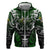 Personalised Warriors Maori Darts Hoodie New Zealand Darts Silver Fern