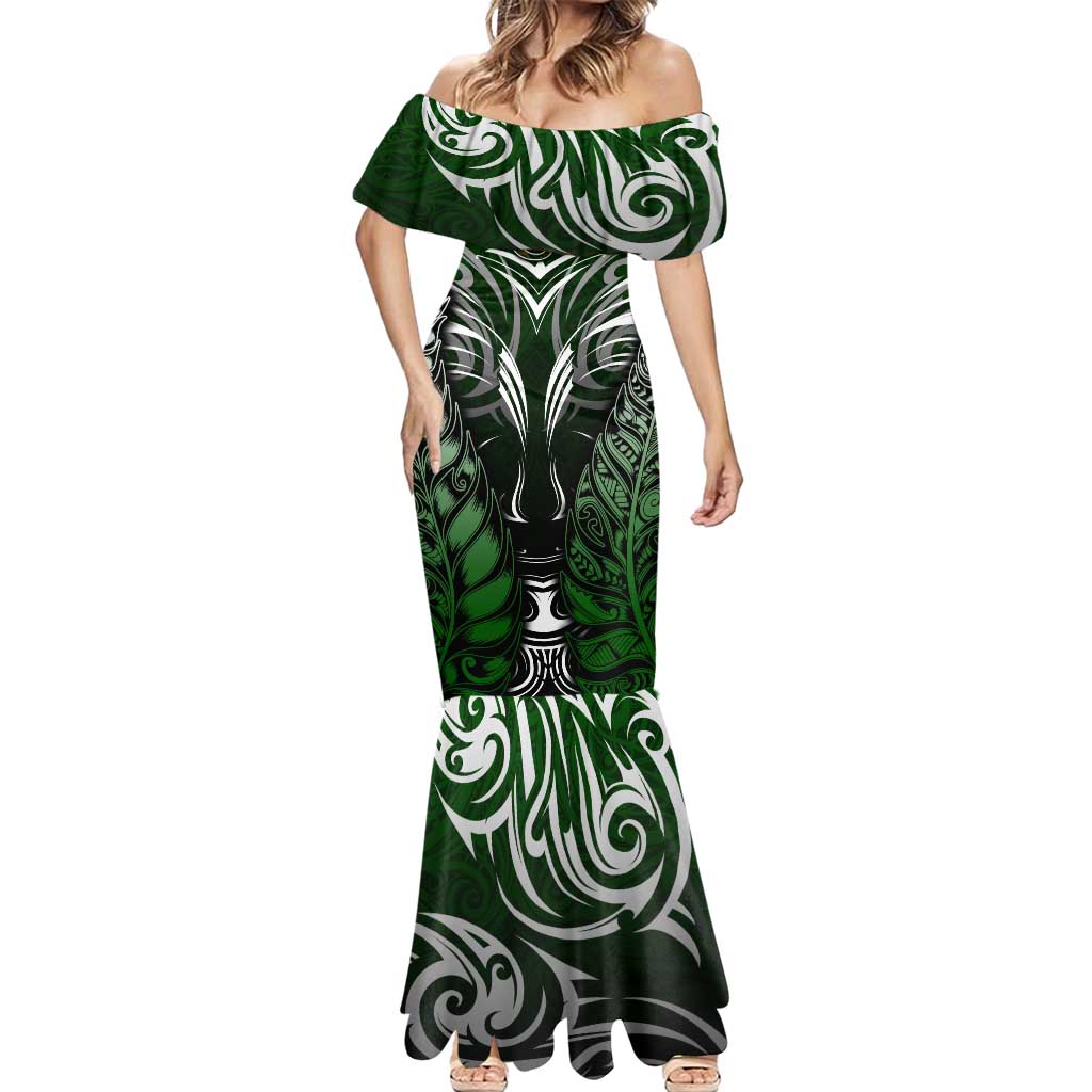 Personalised Warriors Maori Darts Mermaid Dress New Zealand Darts Silver Fern DT02 - Polynesian Pride