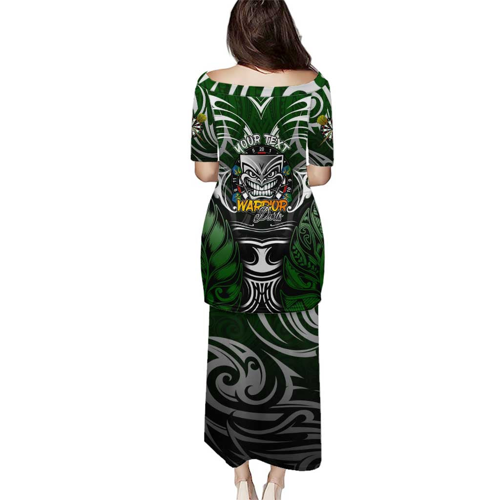 Personalised Warriors Maori Darts Puletasi New Zealand Darts Silver Fern DT02 - Polynesian Pride
