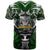 Personalised Warriors Maori Darts T Shirt New Zealand Darts Silver Fern