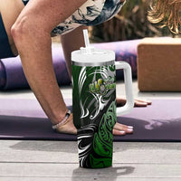 Warriors Maori Darts Tumbler With Handle New Zealand Darts Silver Fern