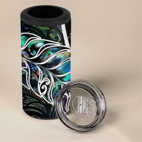 New Zealand Darts 4 in 1 Can Cooler Tumbler NZ Paua Shell Maori Fern DT02 - Polynesian Pride