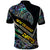 Personalised New Zealand Darts Polo Shirt NZ Paua Shell Maori Fern