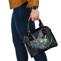 New Zealand Darts Shoulder Handbag NZ Paua Shell Maori Fern DT02 - Polynesian Pride