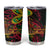 Vanuatu 45th Independence Anniversary Tumbler Cup Flower Melanesian Namele Turtle - Polynesian Pride