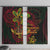Vanuatu 45th Independence Anniversary Window Curtain Flower Melanesian Namele Turtle - Polynesian Pride