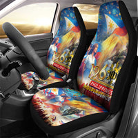 The Philippines 126th Independence Anniversary Car Seat Cover Art Style DT02 - Polynesian Pride