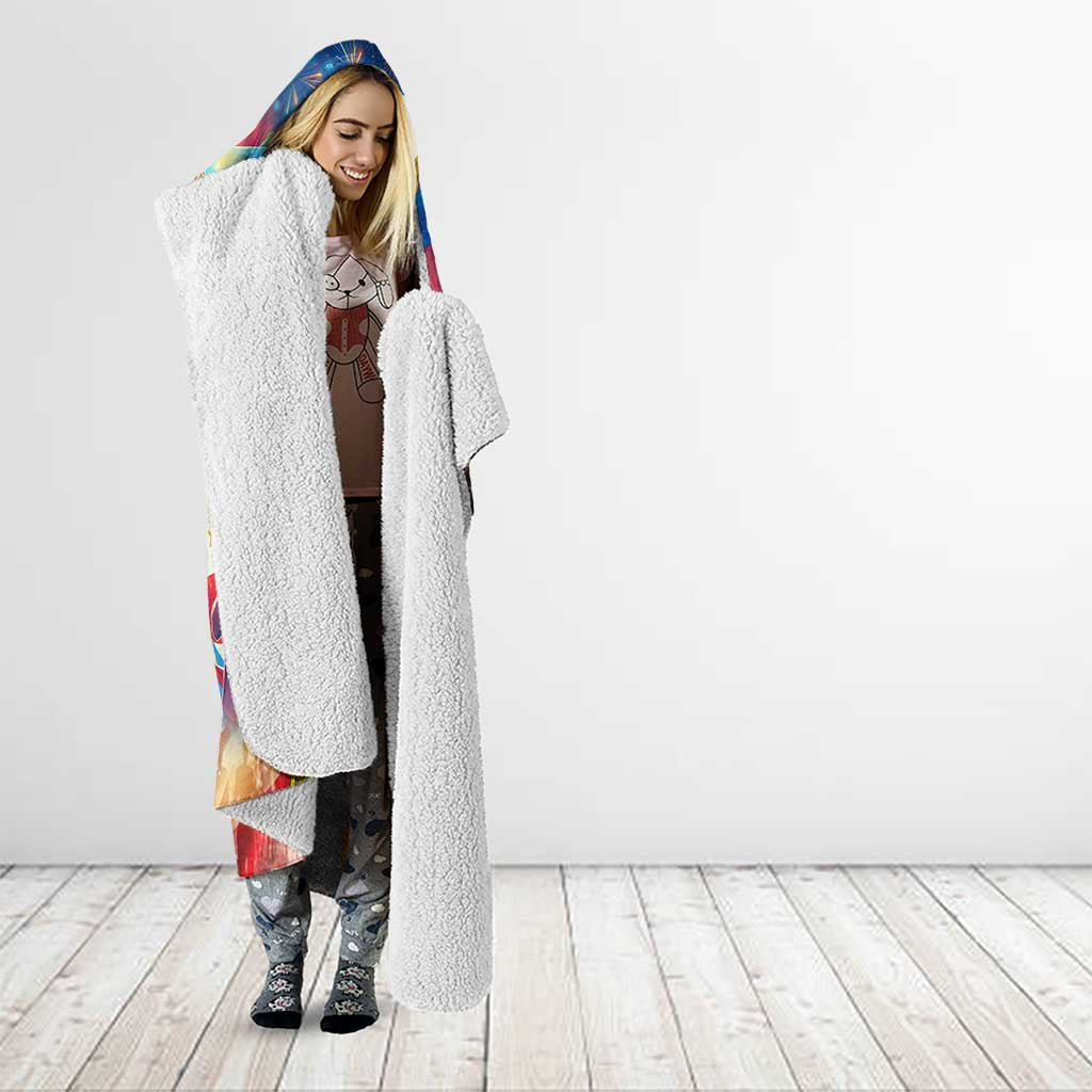 The Philippines 126th Independence Anniversary Hooded Blanket Art Style DT02 - Polynesian Pride