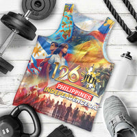 Custom The Philippines 126th Independence Anniversary Men Tank Top Art Style DT02 - Polynesian Pride