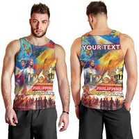 Custom The Philippines 126th Independence Anniversary Men Tank Top Art Style DT02 - Polynesian Pride