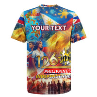Custom The Philippines 126th Independence Anniversary Rugby Jersey Art Style DT02 - Polynesian Pride