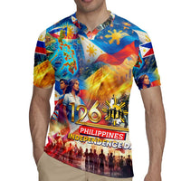 Custom The Philippines 126th Independence Anniversary Rugby Jersey Art Style DT02 - Polynesian Pride
